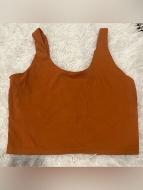 Splits59 Burnt Orange Sports Bra Top